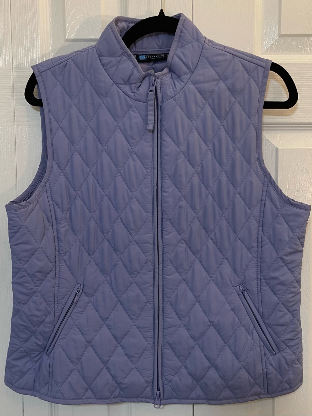 Light Purple Quilted Women's Vest - Talbots Relativity